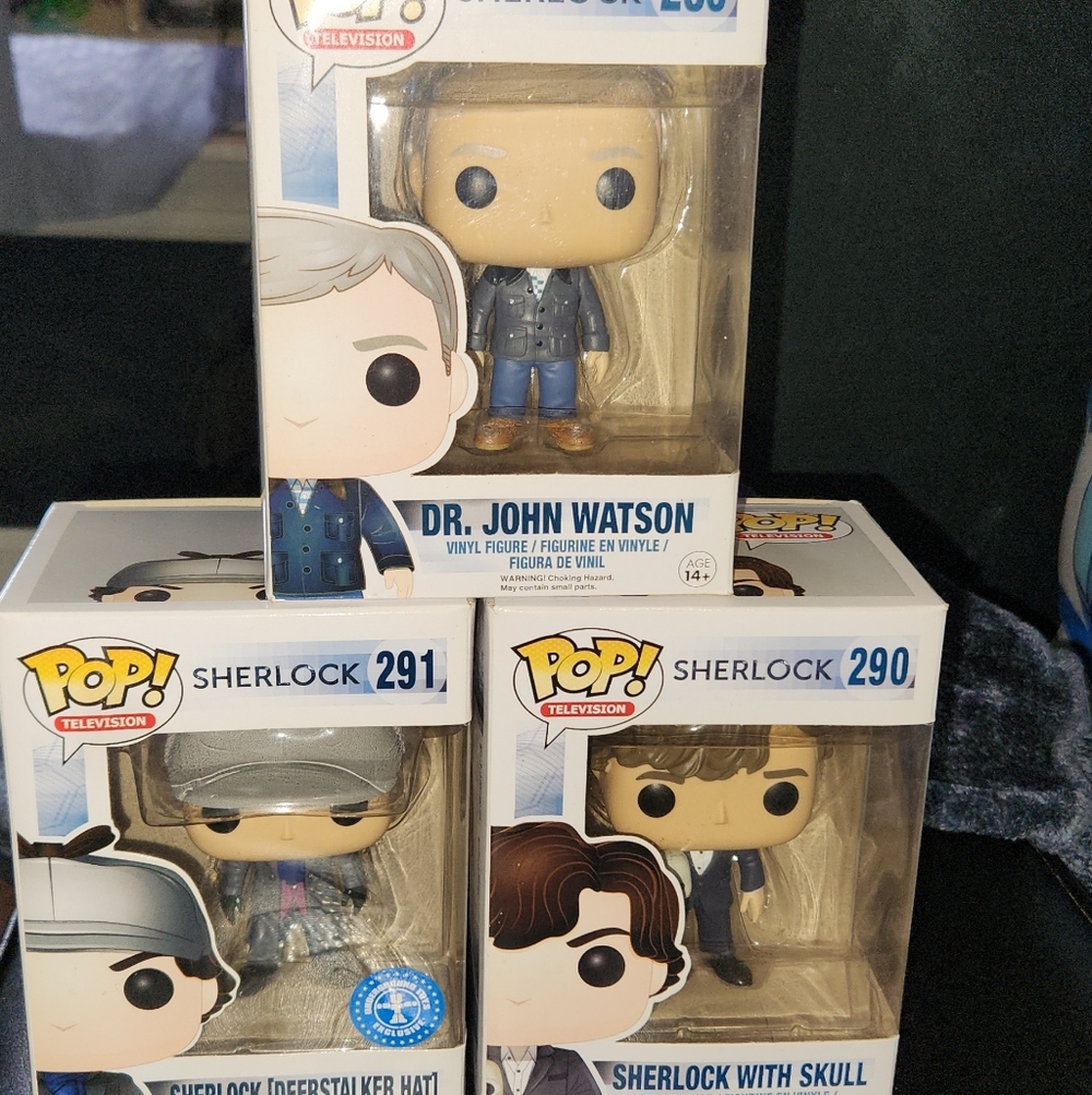 Funko Pop! Sherlock and Watson Set Of 3